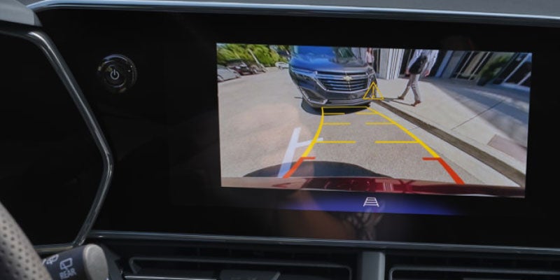 Backup camera in the 2025 Chevy Trax